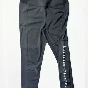 Final price buy as is) 

Bebe Sport Black  Leggings